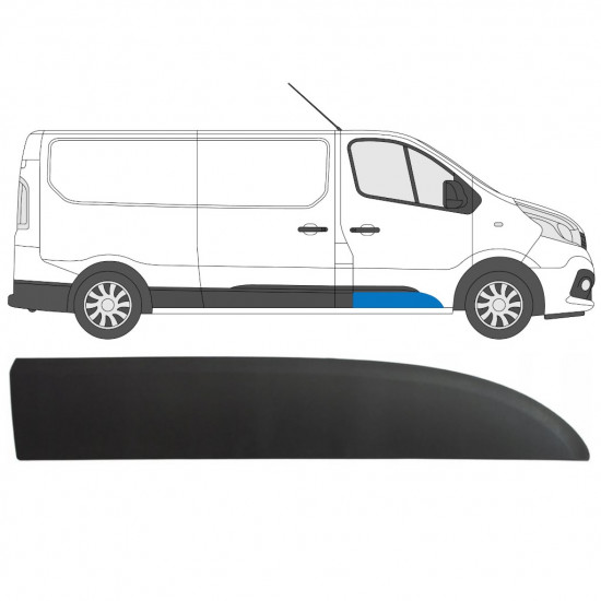 Listwa drzwi przednich do Renault Trafic 2014- / Prawa 8213