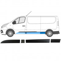 Zestaw listew do Renault Trafic Opel Vivaro Talento 2014- / LWB / Lewa /  8566