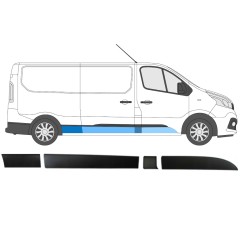 Zestaw listew do Renault Trafic 2014- / Prawa / 8565