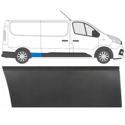 RENAULT TRAFIC 2014- TYLNY TYLNY BŁOTNIK LISTWA BOCZNA / PRAWA STRONA