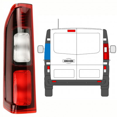 RENAULT TRAFIC 2014- TYLNY LAMPA / LEWA STRONA