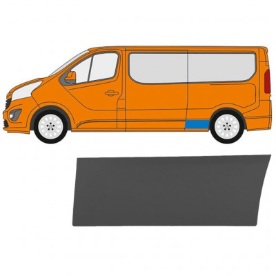 RENAULT TRAFIC 2014- DŁUGI LISTWA BOCZNA / LEWA STRONA