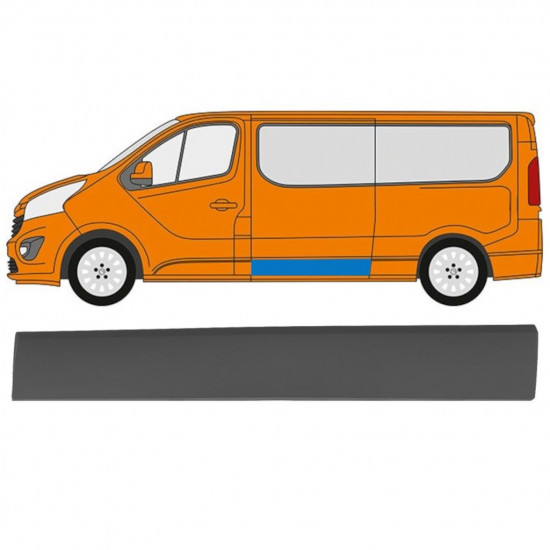 Listwa boczna do Renault Trafic 2014- / Lewa 11251