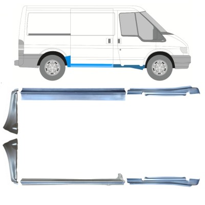 Zestaw reperaturek do Ford Transit 2000-2013 / Lewa+Prawa / 15021