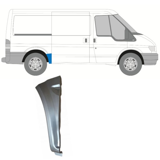 Reperaturka błotnika tylnego do Ford Transit 2000-2013 / Prawa 14998 Reperaturka błotnika tylnego do Ford Transit 2000-2013 / Prawa 14998