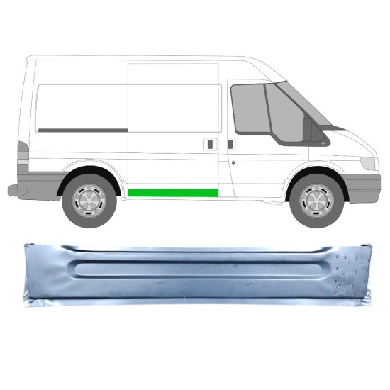 Reperaturka drzwi przesuwnych wewnętrzna do Ford Transit 2000-2013 / Prawa 15129