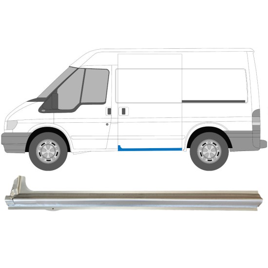 Reperaturka progu drzwi przesuwnych do Ford Transit 2000-2013 / Lewa 15080 Reperaturka progu drzwi przesuwnych do Ford Transit 2000-2013 / Lewa 15080