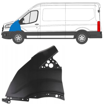 Błotnik przedni do Ford Transit 2014- 2014-2019 / Lewa 17093