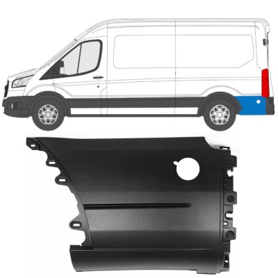Listwa boczna błotnika tylnego za kołem do Ford Transit 2014- / Lewa 14673