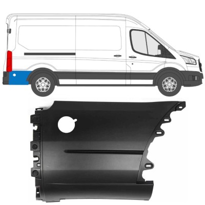 Listwa boczna błotnika tylnego za kołem do Ford Transit 2014- / Prawa 14672