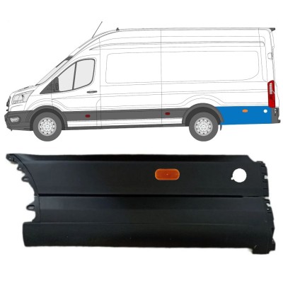 Listwa boczna błotnika tylnego za kołem do Ford Transit 2014- / Lewa / Zestaw 14679