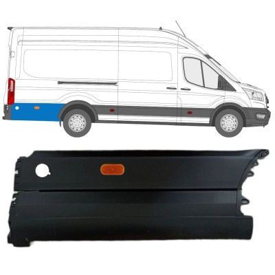 Listwa boczna błotnika tylnego za kołem do Ford Transit 2014- / Prawa / Zestaw 14678