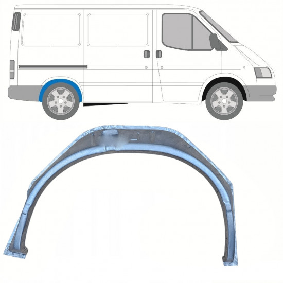 Reperaturka nadkola tylnego wewnętrzna do Ford Transit 1991-2000 / Prawa 9074