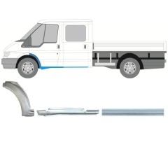 Reperaturka progu + błotnika przedniego do Ford Transit 2000-2013 / Lewa / Zestaw 9924