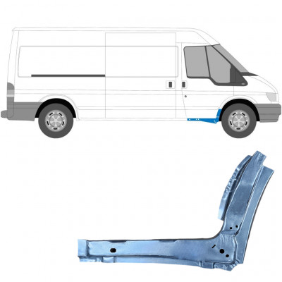 FORD TRANSIT 2000-2013 REPERATURKA PROGU WEWNĘTRZNA / PRAWA STRONA