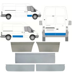 Reperaturka drzwi do Ford Transit 2000-2013 / Lewa+Prawa / Zestaw 11387