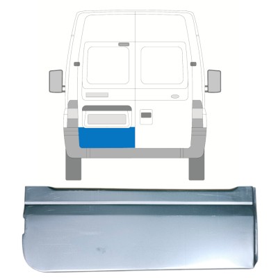 FORD TRANSIT 2000-2013 REPERATURKA DRZWI TYLNYCH PANEL / LEWA STRONA