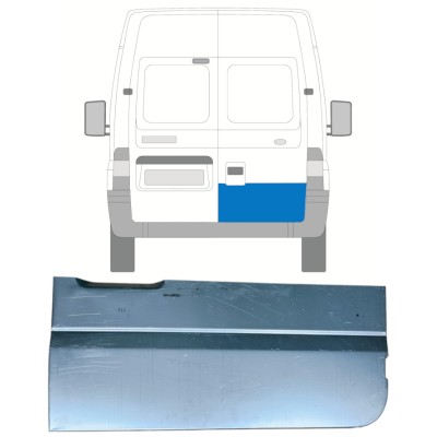 FORD TRANSIT 2000-2013 REPERATURKA DRZWI TYLNYCH PANEL / PRAWA STRONA