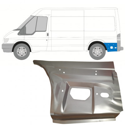 FORD TRANSIT 2000-2013 REPERATURKA BŁOTNIKA TYLNEGO / LEWA STRONA