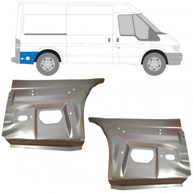 FORD TRANSIT 2000-2013 REPERATURKA BŁOTNIKA TYLNEGO / ZESTAW