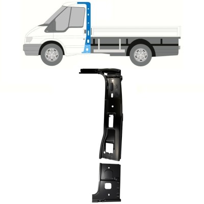Reperaturka słupka wewnętrzna do Ford Transit 2000-2013 / Lewa / Zestaw 16933