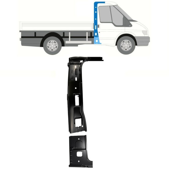 Reperaturka słupka wewnętrzna do Ford Transit 2000-2013 / Prawa / Zestaw 16932