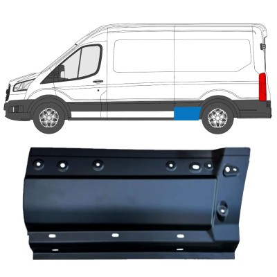 Reperaturka błotnika tylnego część przednia do Ford Transit 2014- / Lewa 15347