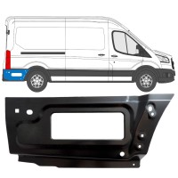 Reperaturka błotnika tylnego część tylna do Ford Transit 2014- / Prawa 15348