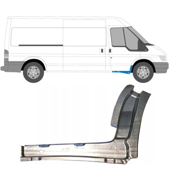 Reperaturka progu wewnętrzna do Ford Transit 2000-2013 / Prawa 11907