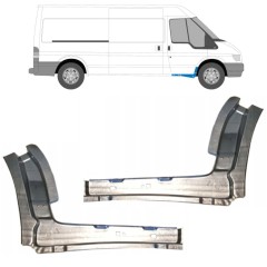 Reperaturka progu wewnętrzna do Ford Transit 2000-2013 / Lewa+Prawa / Zestaw 11909