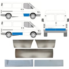 Reperaturka drzwi do Ford Transit 1986-2000 / Lewa+Prawa / Zestaw 11395