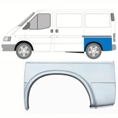 Reperaturka błotnika tylnego do Ford Transit 1991-2000 / Lewa 8818