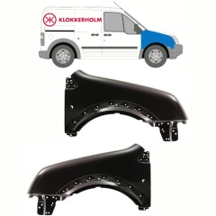 Błotnik przedni do Ford Transit Connect 2003-2013 / Lewa+Prawa / Zestaw 10791