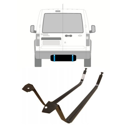 Obejmy zbiornika paliwa do Ford Transit Connect 2003-2013 14958