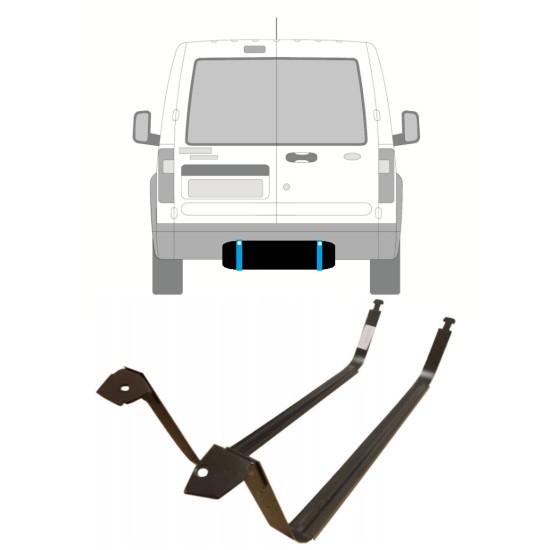 Obejmy zbiornika paliwa do Ford Transit Connect 2003-2013 14958