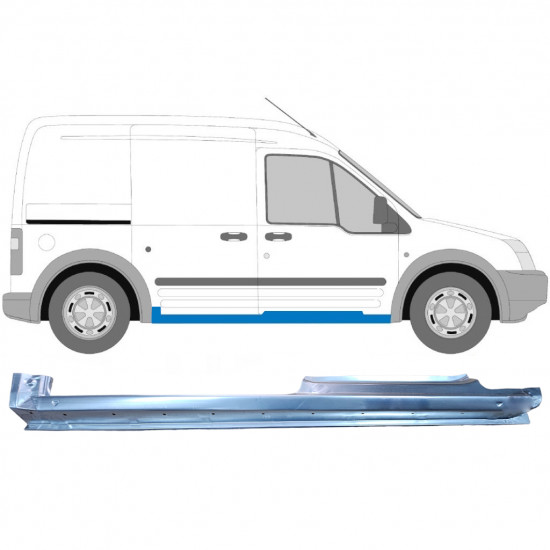 FORD TRANSIT CONNECT 2003-2013 4 DRZWIOWY PELNY PRÓG / PRAWA STRONA