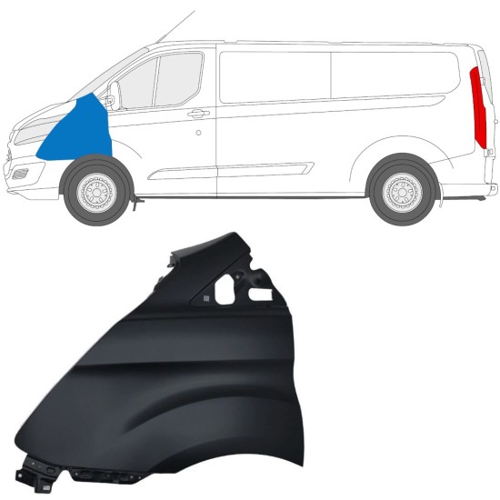 Błotnik przedni do Ford Transit Custom 2013-2017 / Lewa 17096