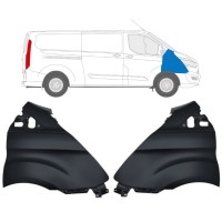 Błotnik przedni do Ford Transit Custom 2013-2017 / Lewa+Prawa / Zestaw 17097