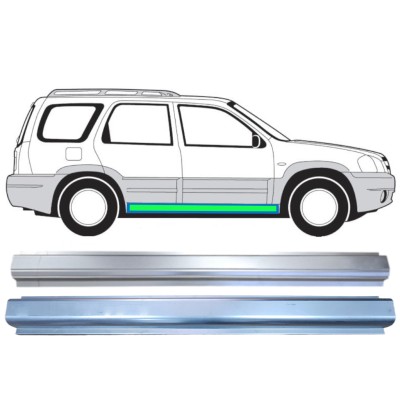 Reperaturka progu + reperaturka progu wewnętrzna do Mazda Tribute 2001-2008 / Lewa = Prawa (symetryczny) 15598