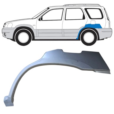 Reperaturka błotnika tylnego do Mazda Tribute 2001-2008 / Lewa 15781