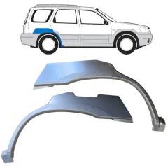 Reperaturka błotnika tylnego do Mazda Tribute 2001-2008 / Lewa+Prawa / Zestaw 15782