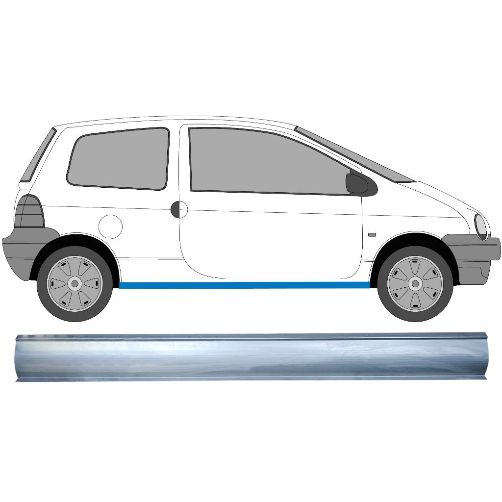 Reperaturka Progu Do Renault Twingo 1993-2007 / Lewa = Prawa (Symetryczny) 8879