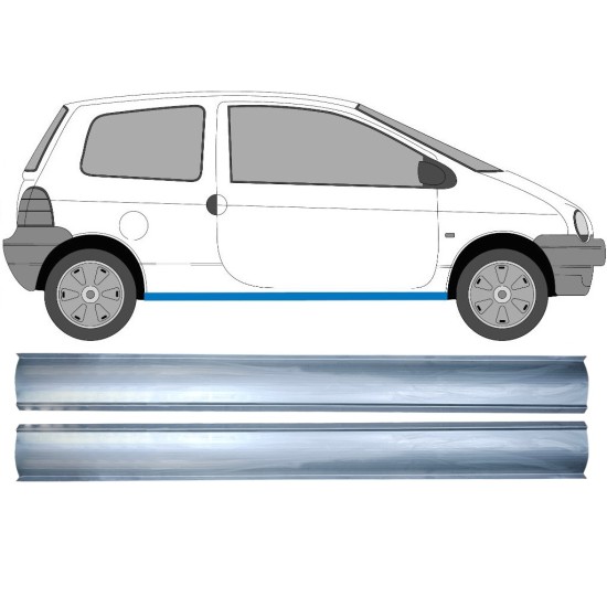 Reperaturka progu do Renault Twingo 1993-2007 / Lewa+Prawa / Zestaw 16149