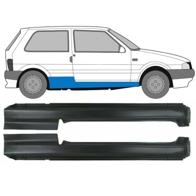 Pełny próg do Fiat Uno 1983-2002 / Lewa+Prawa / Zestaw 16718