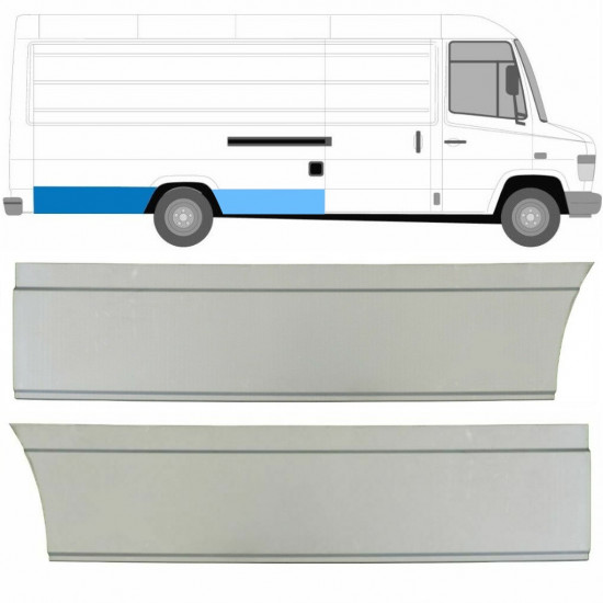 Reperaturka błotnika tylnego do Mercedes Vario 1996- / Prawa / Zestaw 8545