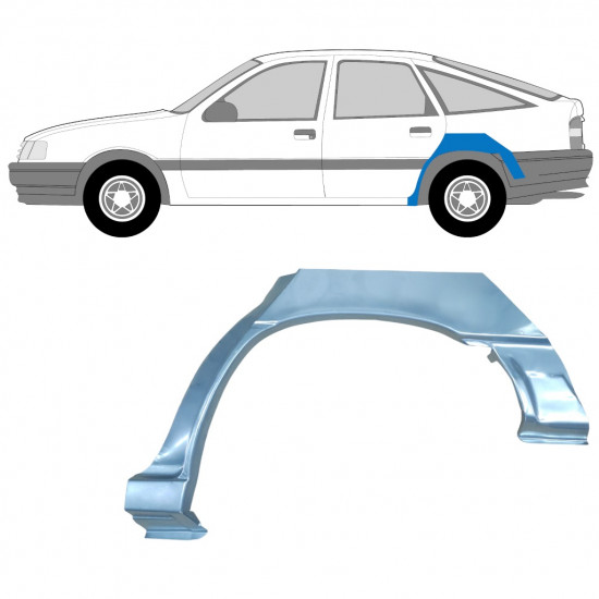 Reperaturka błotnika tylnego do Opel Vectra 1988-1995 / Lewa 11209