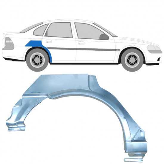 Reperaturka błotnika tylnego do Opel Vectra 1995-2002 / Prawa 5653