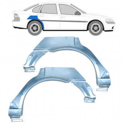 Reperaturka błotnika tylnego do Opel Vectra 1995-2002 / Lewa+Prawa / Zestaw 9197