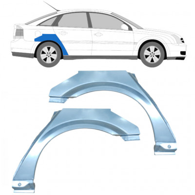 Reperaturka błotnika tylnego do Opel Vectra 2002-2009 / Lewa+Prawa / Zestaw 9421