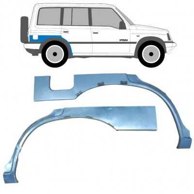 Reperaturka błotnika tylnego do Suzuki Vitara 1996-2003 / Lewa+Prawa / Zestaw 9554